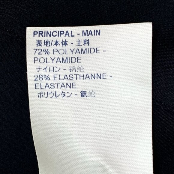 DW0129 Louis Vuitton Two-Tone Sleeveless Peplum Top With Monogram Details - Picture 8 of 8